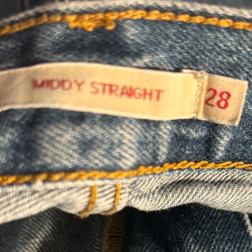 Levis Premium Denim Cut Off Shorts • 28 - Picture 5 of 6